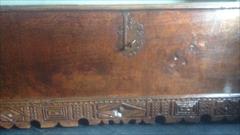 Antique 17th18th C Walnut Chest Coffer 184cm wide 61½ deep 70cm high _2.JPG